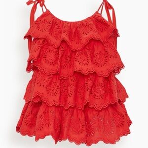 Ulla Johnson Scarlet Eyelet Blouse